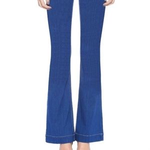 CELLO NWT Plus Size Blue Flare Pull On Jeans